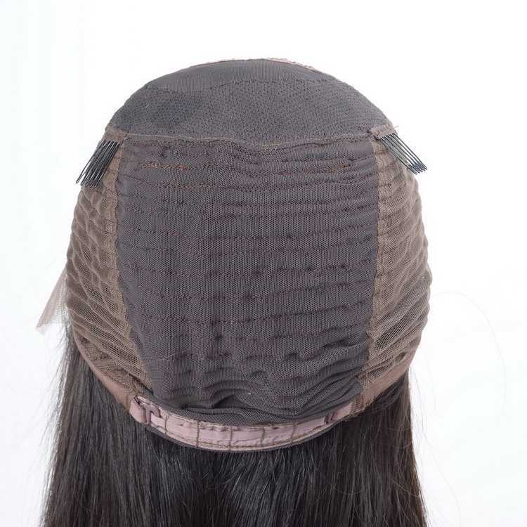 פאה ברזילאי בתולי משי חלק-קלוז'ר 5*5